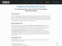 kunststoff-cuba.de Webseite Vorschau