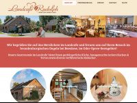landcafe-rudolph.de Webseite Vorschau