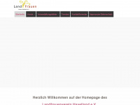 landfrauen-hvl.de Webseite Vorschau