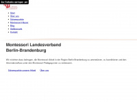 montessori-bb.de Webseite Vorschau