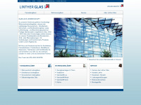 linther-glas.de Webseite Vorschau