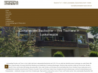 luckenwalder-bautischler.de Webseite Vorschau