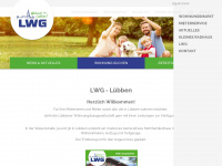 luebbener-wbg.de Webseite Vorschau