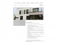hbd-massivhaus.de Webseite Vorschau