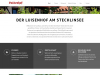 luisenhof-stechlin.de Webseite Vorschau