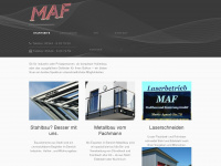 maf-gmbh.de Webseite Vorschau