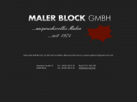 maler-block.de Webseite Vorschau