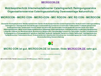 microcon.de Webseite Vorschau