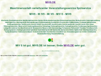 mivs.de Webseite Vorschau