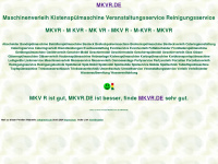 mkvr.de Webseite Vorschau
