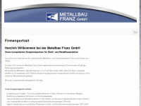 metallbau-franz.de Webseite Vorschau