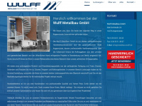 metallbau-wulff.de Webseite Vorschau