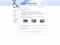 metall-zaunbau.de Webseite Vorschau