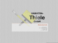 hamatra-thiele-gmbh.de Webseite Vorschau