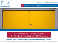 mts-brandschutzsysteme.de Webseite Vorschau