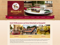 ritterhof-kampehl.de Webseite Vorschau