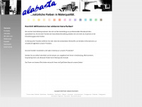 alabasta.de Webseite Vorschau