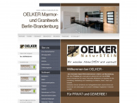 oelker-naturstein.de Webseite Vorschau