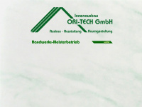 oritech.de Webseite Vorschau