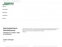 pankau-naturstein.de Webseite Vorschau