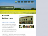 pension-gehse.de Webseite Vorschau