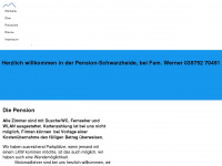 pension-schwarzheide.de Webseite Vorschau