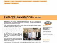 petzold-isoliertechnik.de Webseite Vorschau