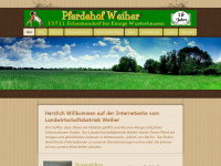 pferdehof-weiher.de Webseite Vorschau