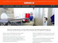 pferdeklinik-seeburg.eu Webseite Vorschau