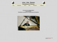 pianoservice-zander.de Webseite Vorschau