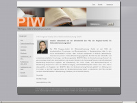 piw.de Webseite Vorschau