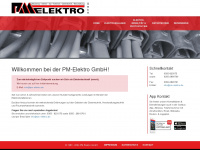 pm-elektro.de Webseite Vorschau