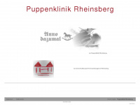 puppenklinik-rheinsberg.de Webseite Vorschau