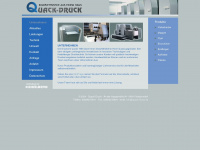 quack-druck.de Webseite Vorschau