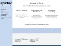 rentke.de Webseite Vorschau