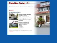 rhinbau.de Webseite Vorschau