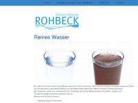 rohbeck.com Webseite Vorschau