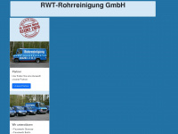 rwt-rohrreinigung.de Webseite Vorschau