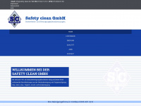 safety-clean.de Webseite Vorschau