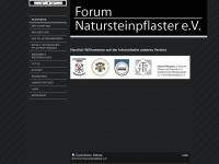 forum-natursteinpflaster.de Webseite Vorschau