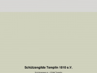schuetzengilde-templin.de Webseite Vorschau