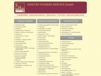 shs-hygiene-service.de Webseite Vorschau