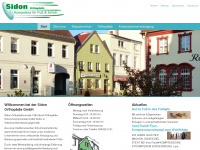sidon-orthopaedie.de Webseite Vorschau