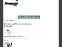 sikorski-racing.com Webseite Vorschau