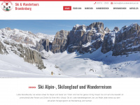 skiundwandertours.de Webseite Vorschau