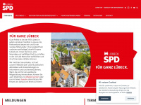 spd-luebeck.de Webseite Vorschau