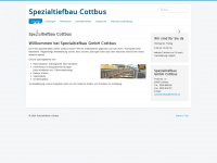 spezialtiefbau-cottbus.de Webseite Vorschau