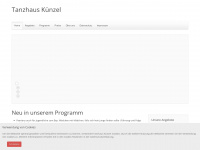 tanzhauskuenzel.de Webseite Vorschau