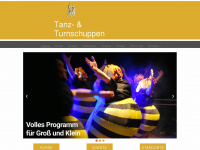 tanz-und-turnschuppen.de Webseite Vorschau
