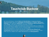 tauchclub-buckow.de Webseite Vorschau